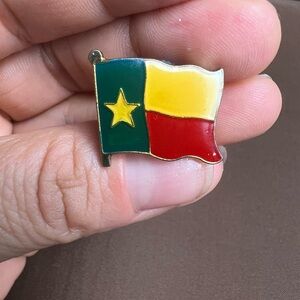 Vintage Texas Flag Enamel Pin Brooch – Made in Korea – Lone Star State